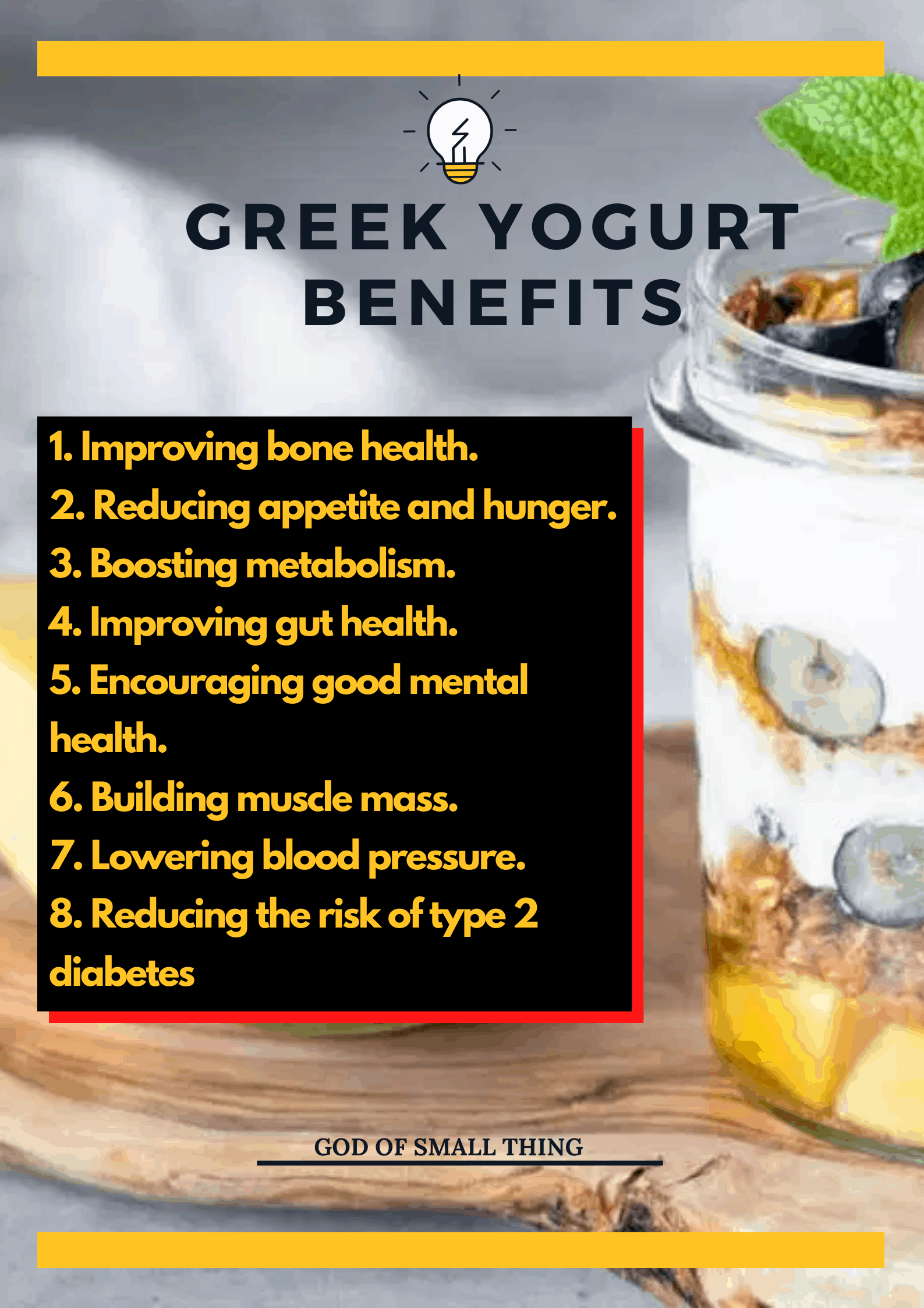 Greek Yogurt benefits
