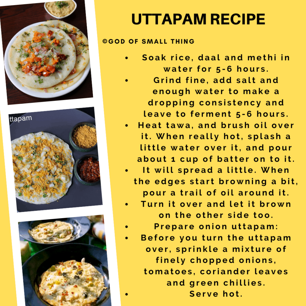 Indian Breakfast Recipes Uttapam Recipe