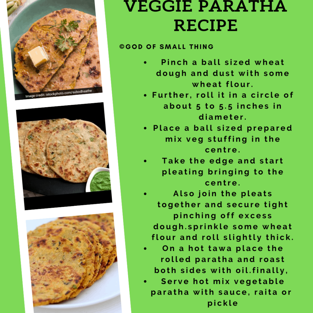 Veggie Paratha Recipe