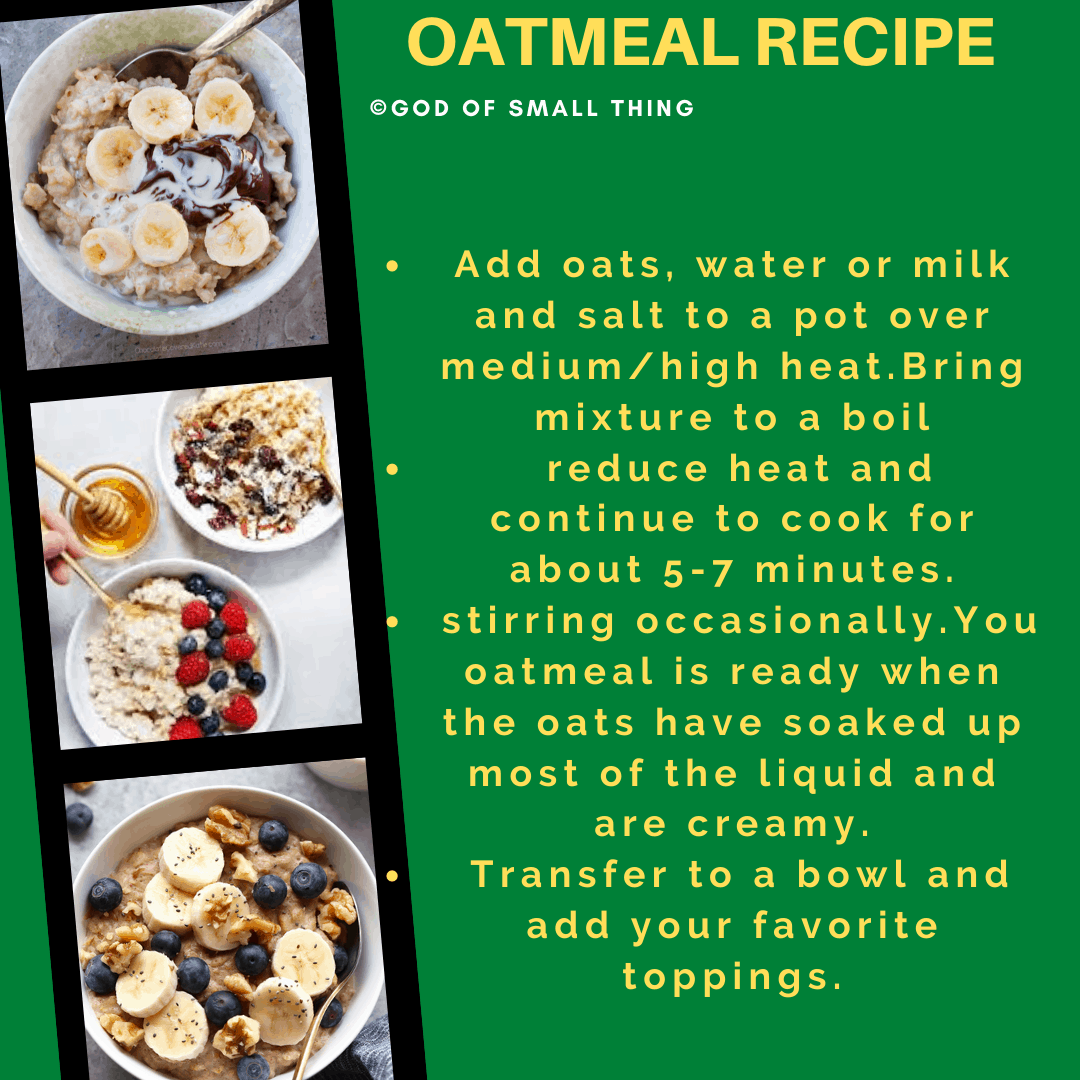 Basic Oatmeal recipe