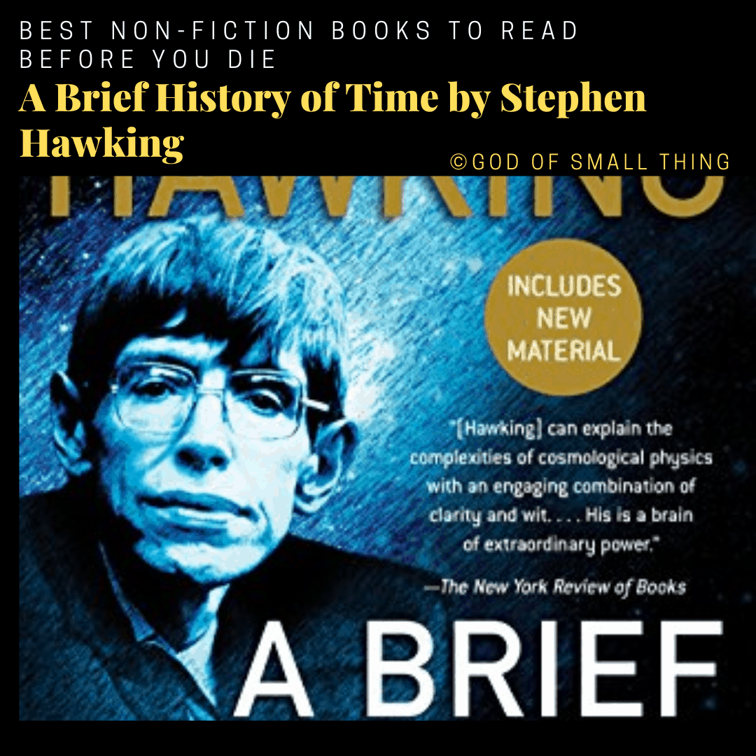 best non-fiction books: A Brief History of Time by Stephen Hawking