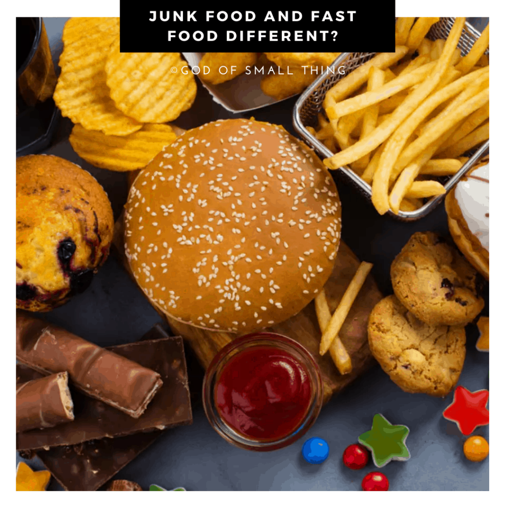 Are Junk Food and Fast food different