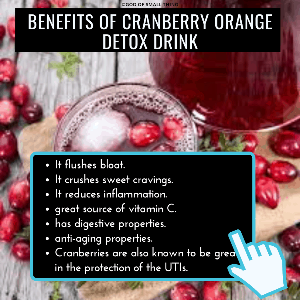 DIY Detox Drinks for Weight Loss: Cranberry Orange Detox Drink 