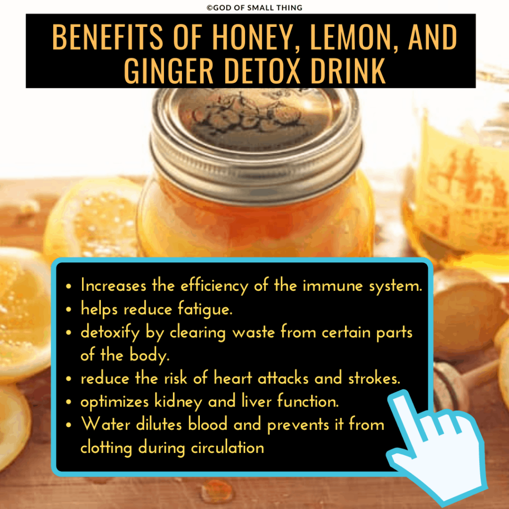 Benefits of Honey, Lemon, And Ginger Detox Drink