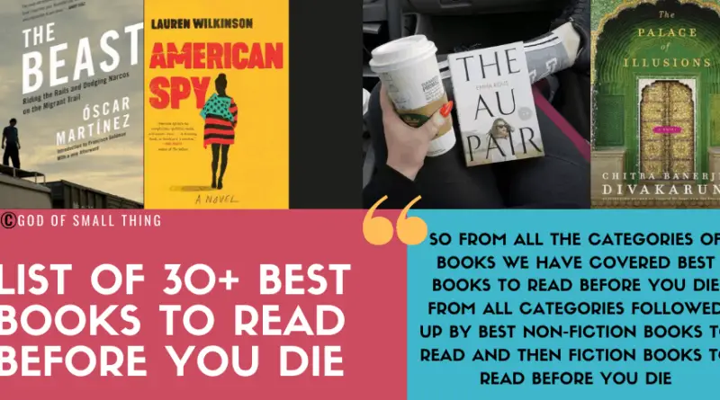 Best Books to read before you die