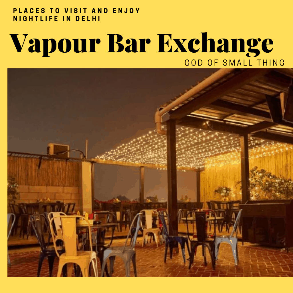 Best Lounges in Delhi: Vapour Bar Exchange