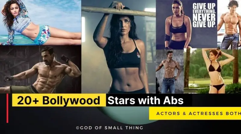 Bollywood Stars with abs