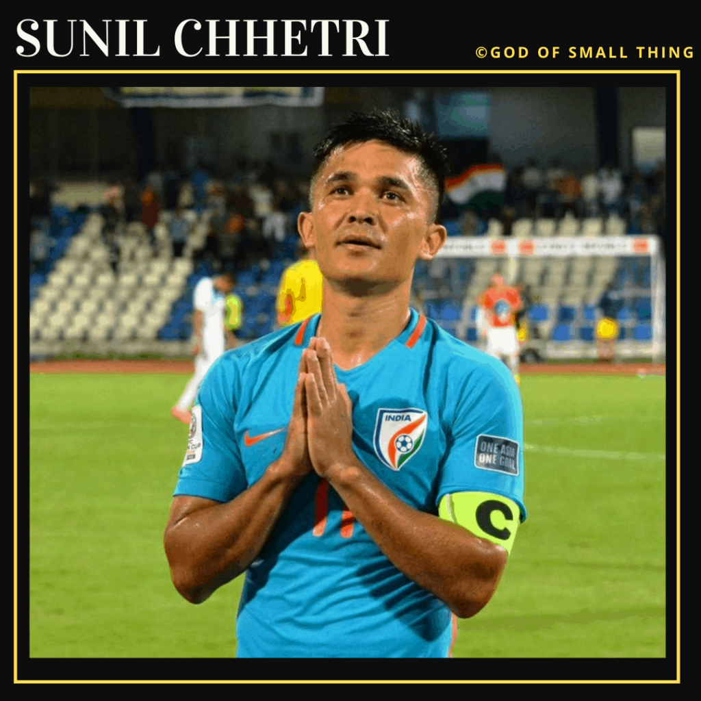 Famous Football Players in India Sunil Chhetri
