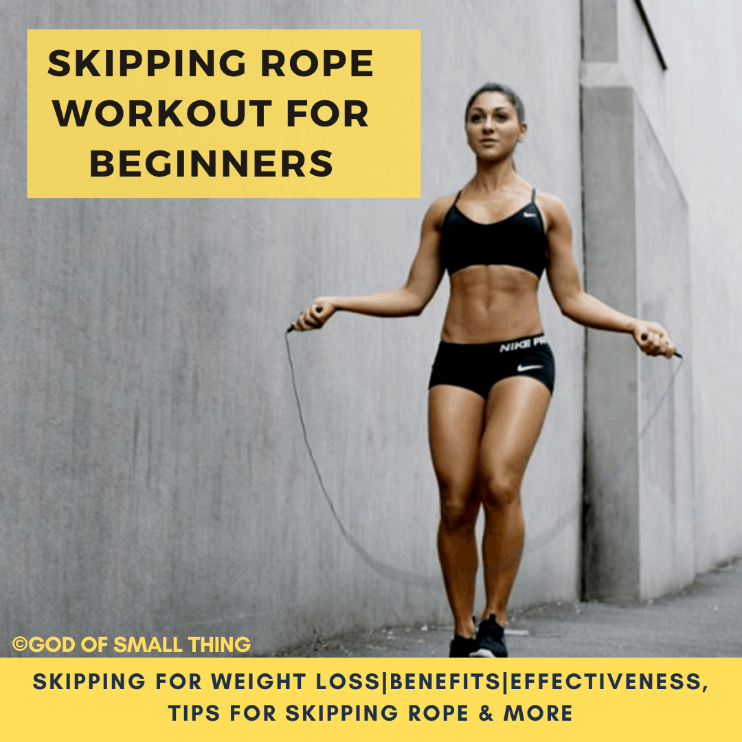 Skipping rope workout for beginners