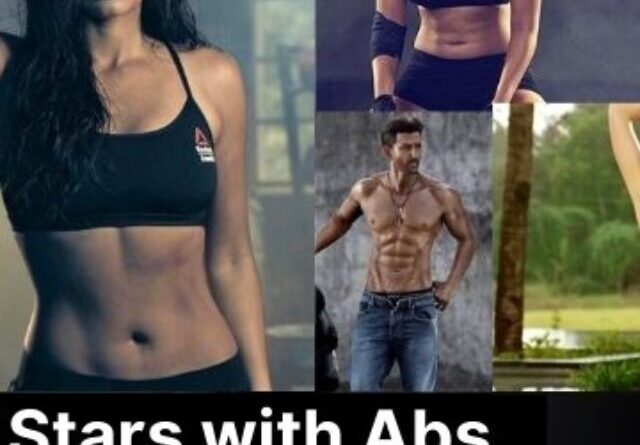 Bollywood Stars with abs