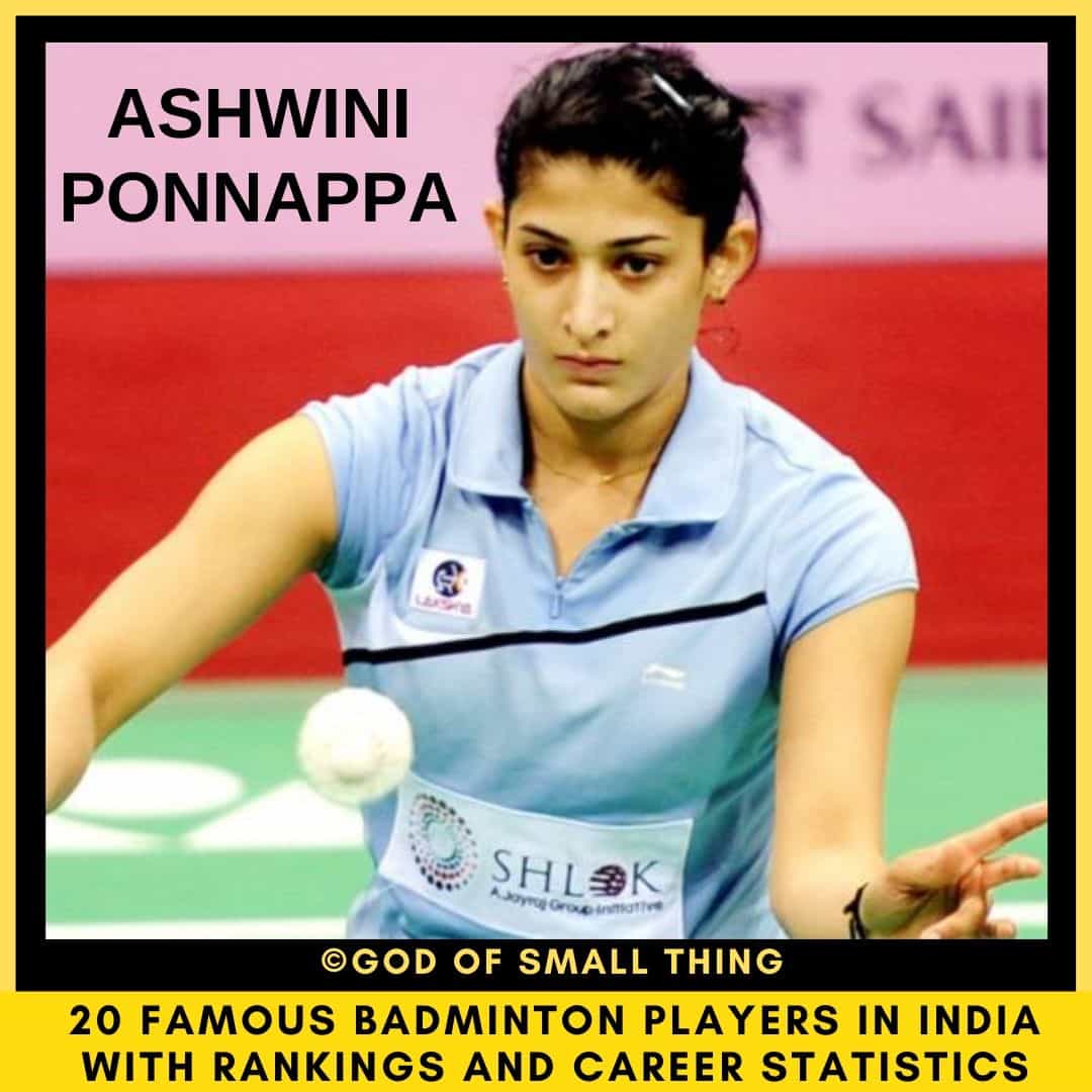 Best badminton players in India Ashwini Ponnappa