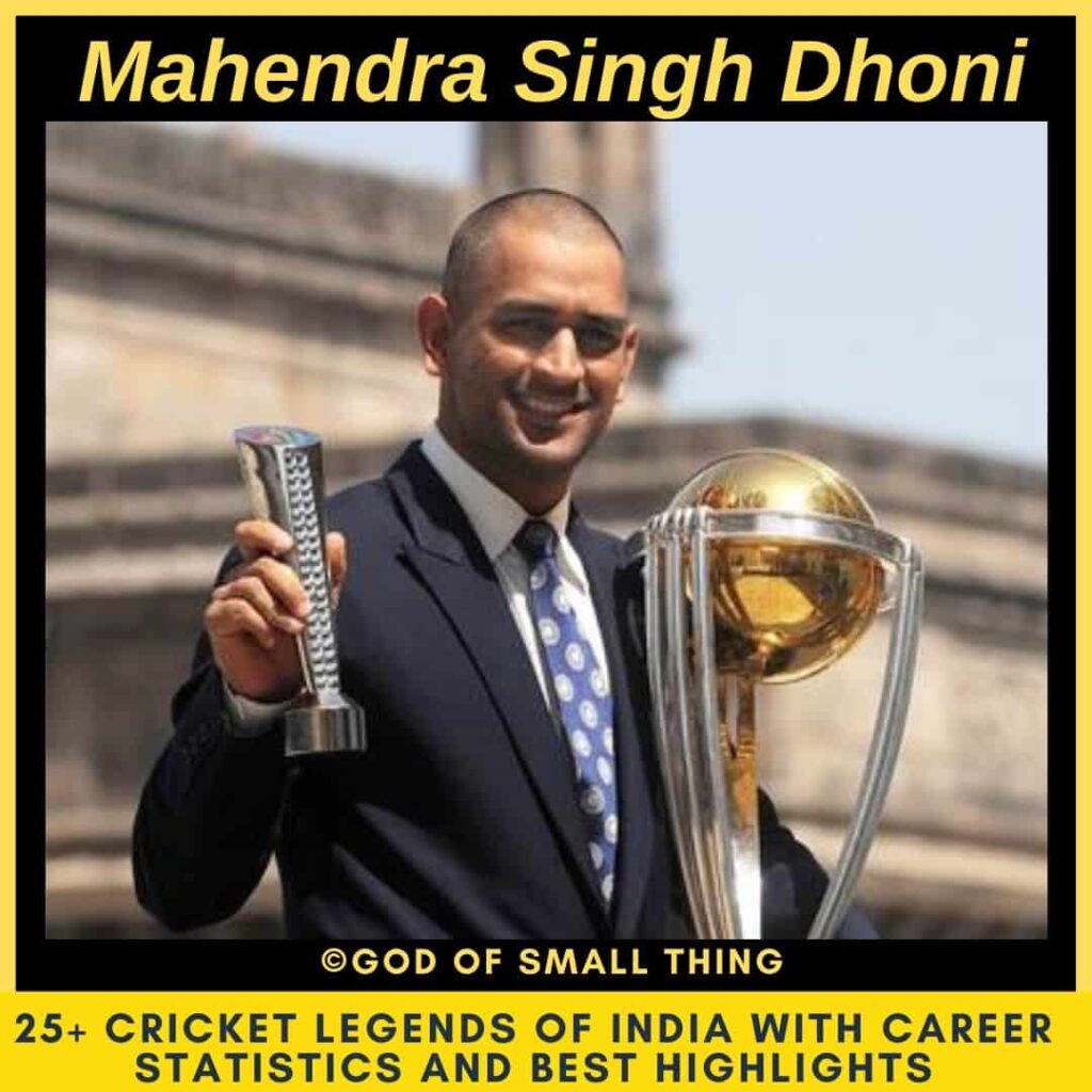 Best Cricketers of India Mahendra Singh Dhoni
