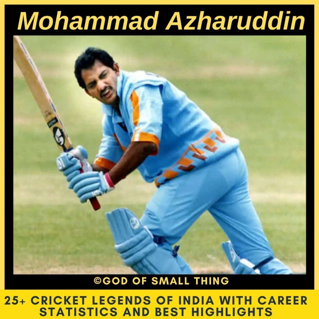 Best Cricketers of India Mohammad Azharuddin