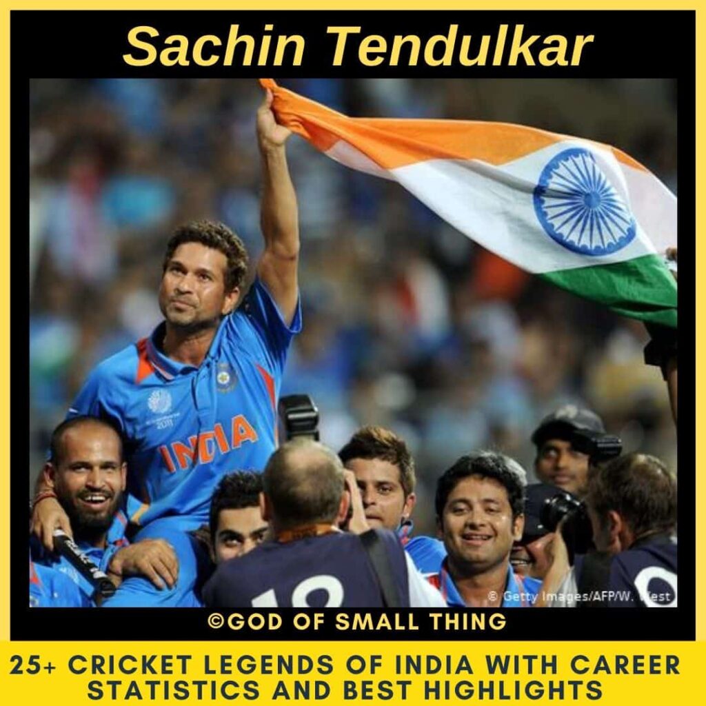 Best Cricketers of India Sachin Tendulkar