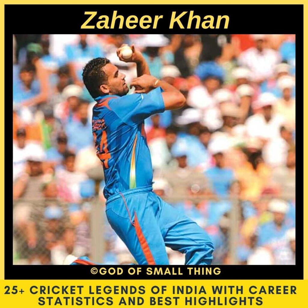 Best Cricketers of India Zaheer Khan