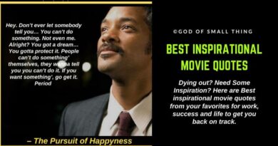 Best Inspirational movie quotes