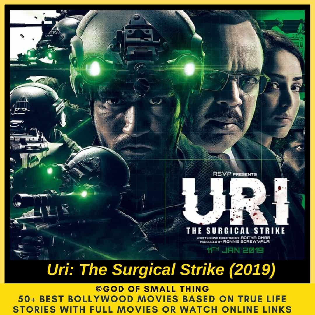 Bollywood movies based on true stories URI