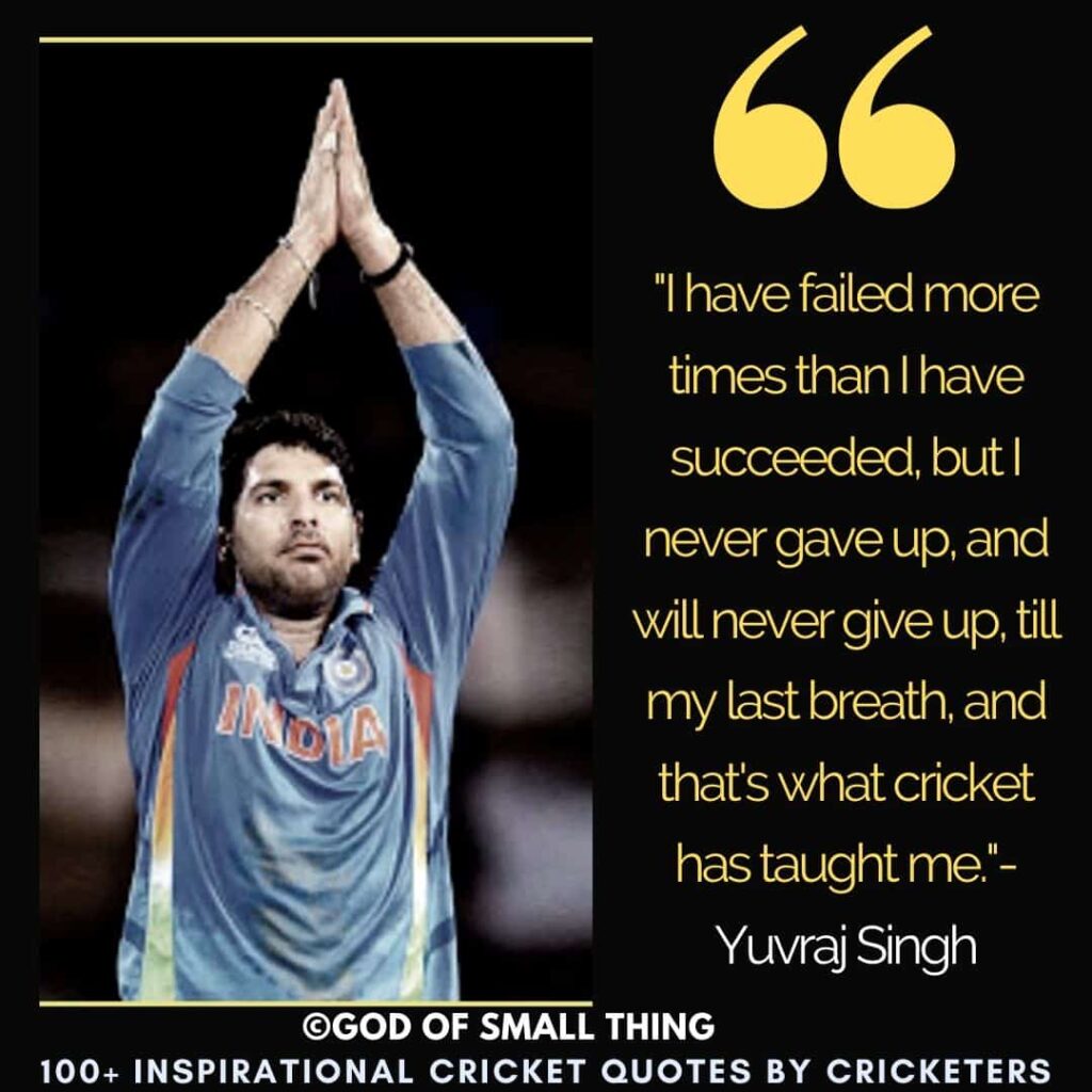 Inspirational Cricket Quotes by cricketers