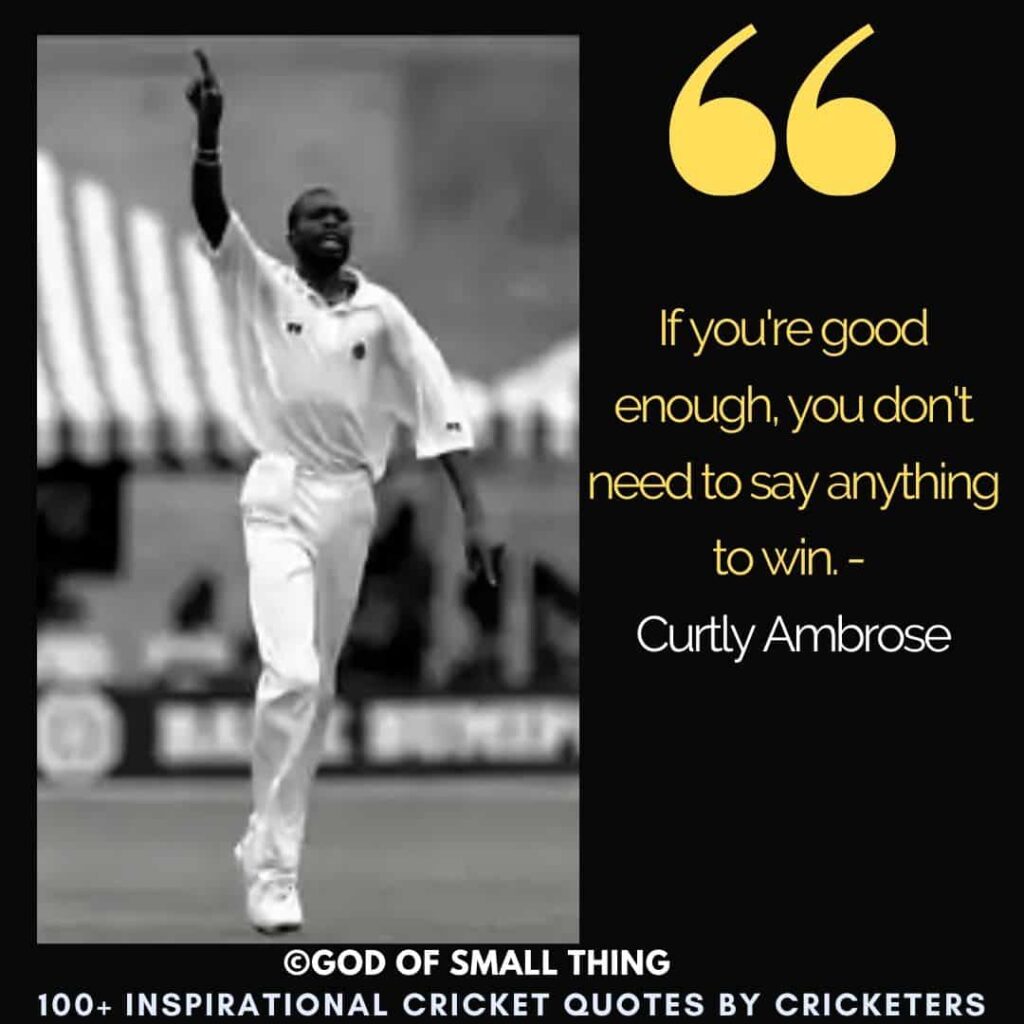 Inspirational Cricket Quotes by cricketers