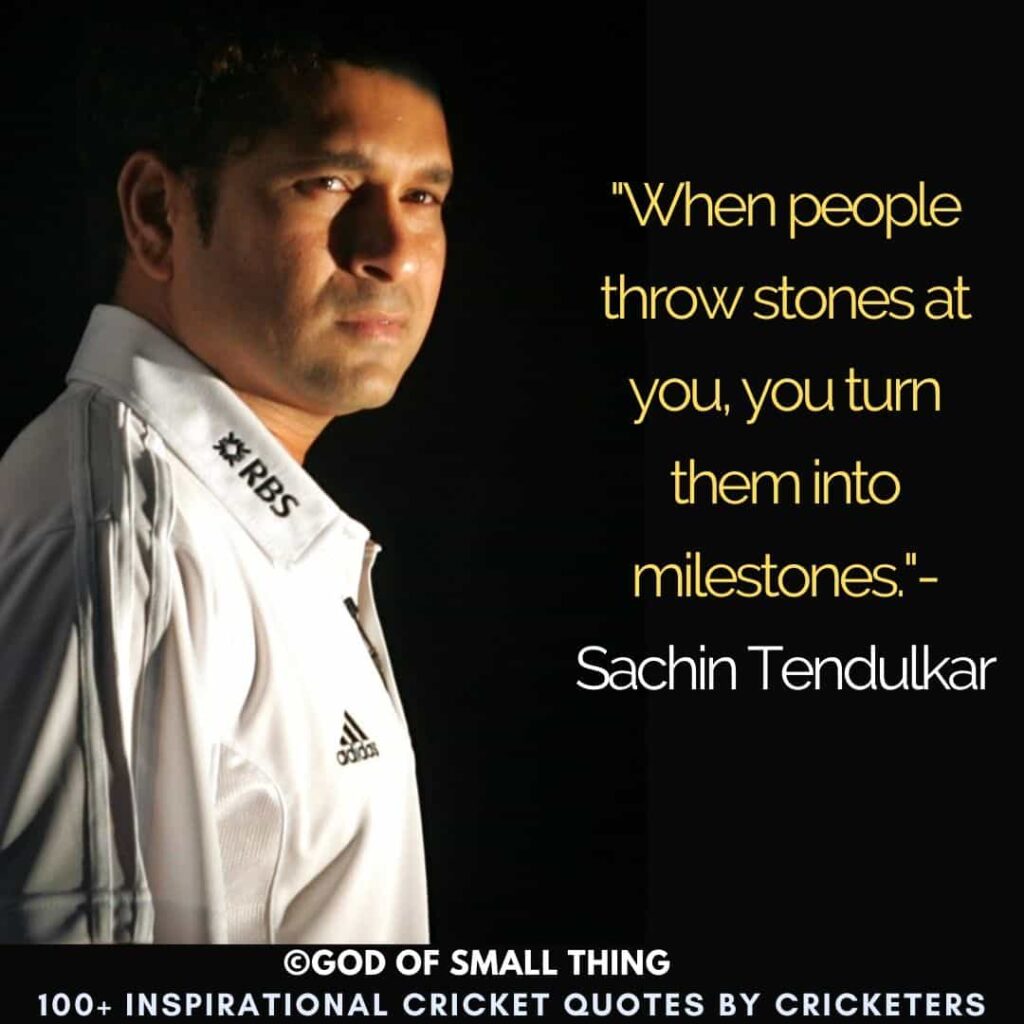 Inspirational Cricket Quotes by cricketers