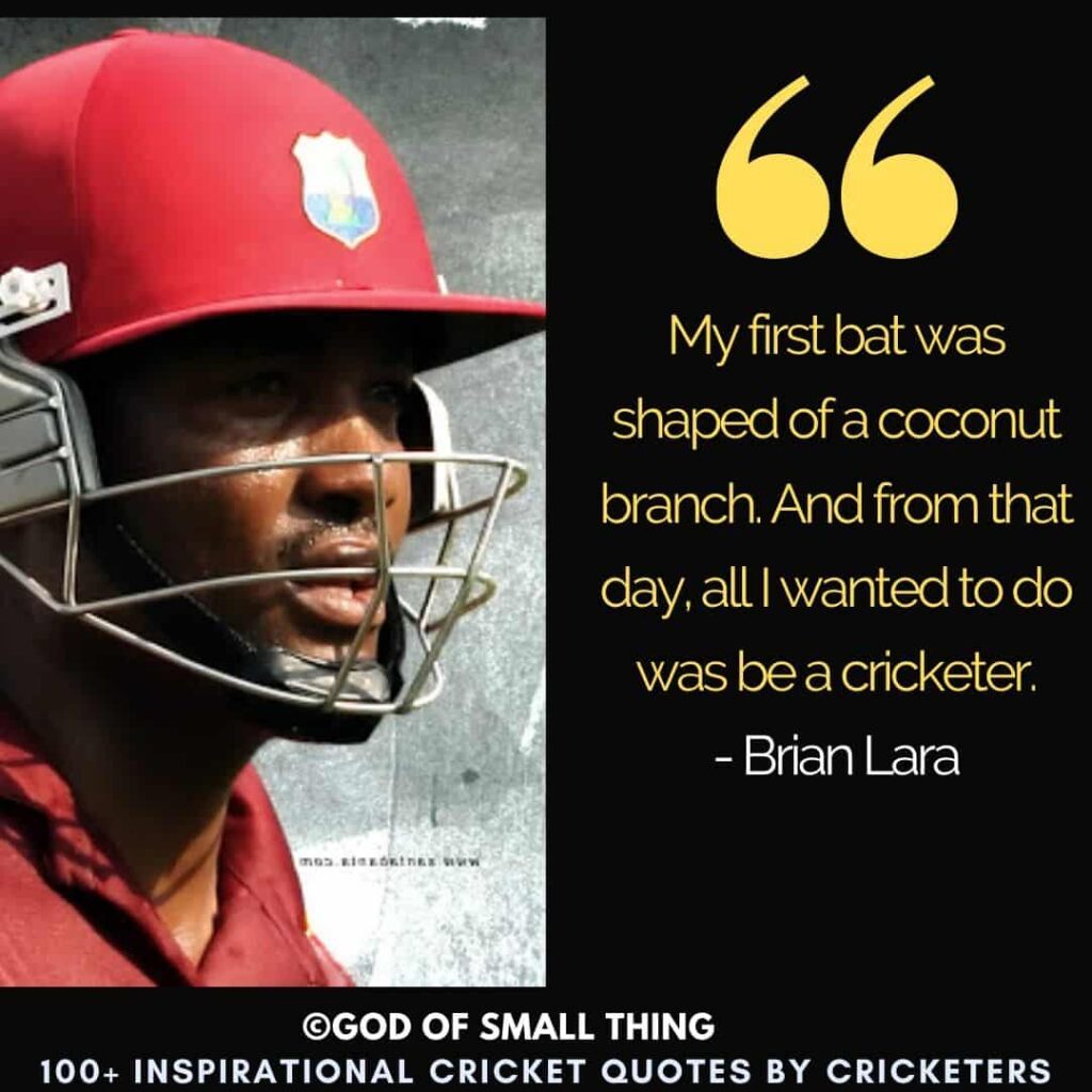 Inspirational Cricket Quotes by cricketers