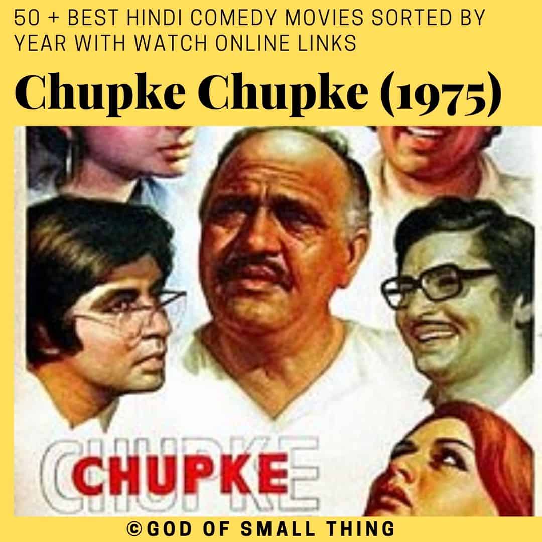 Hindi comedy movies Chupke Chupke