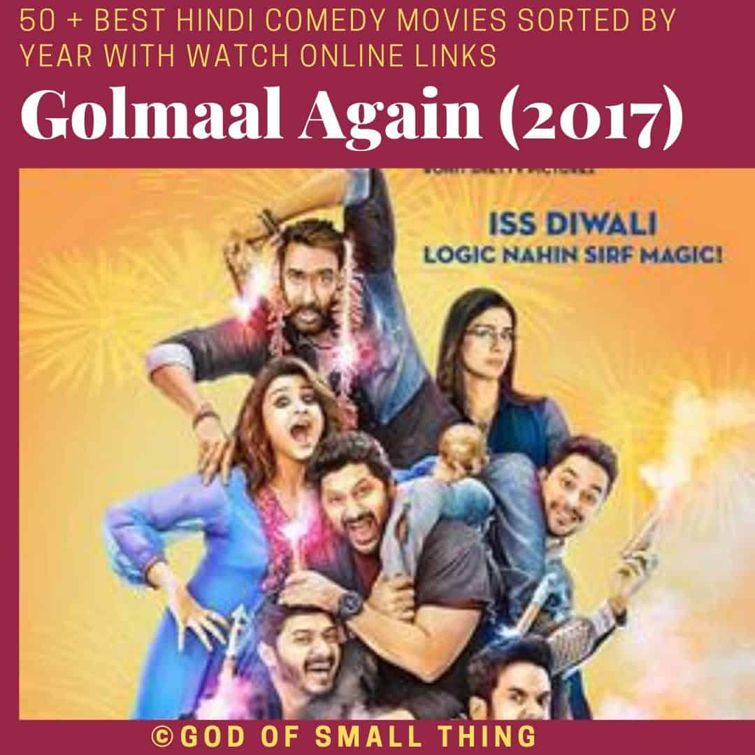 Hindi comedy movies Golmaal Again