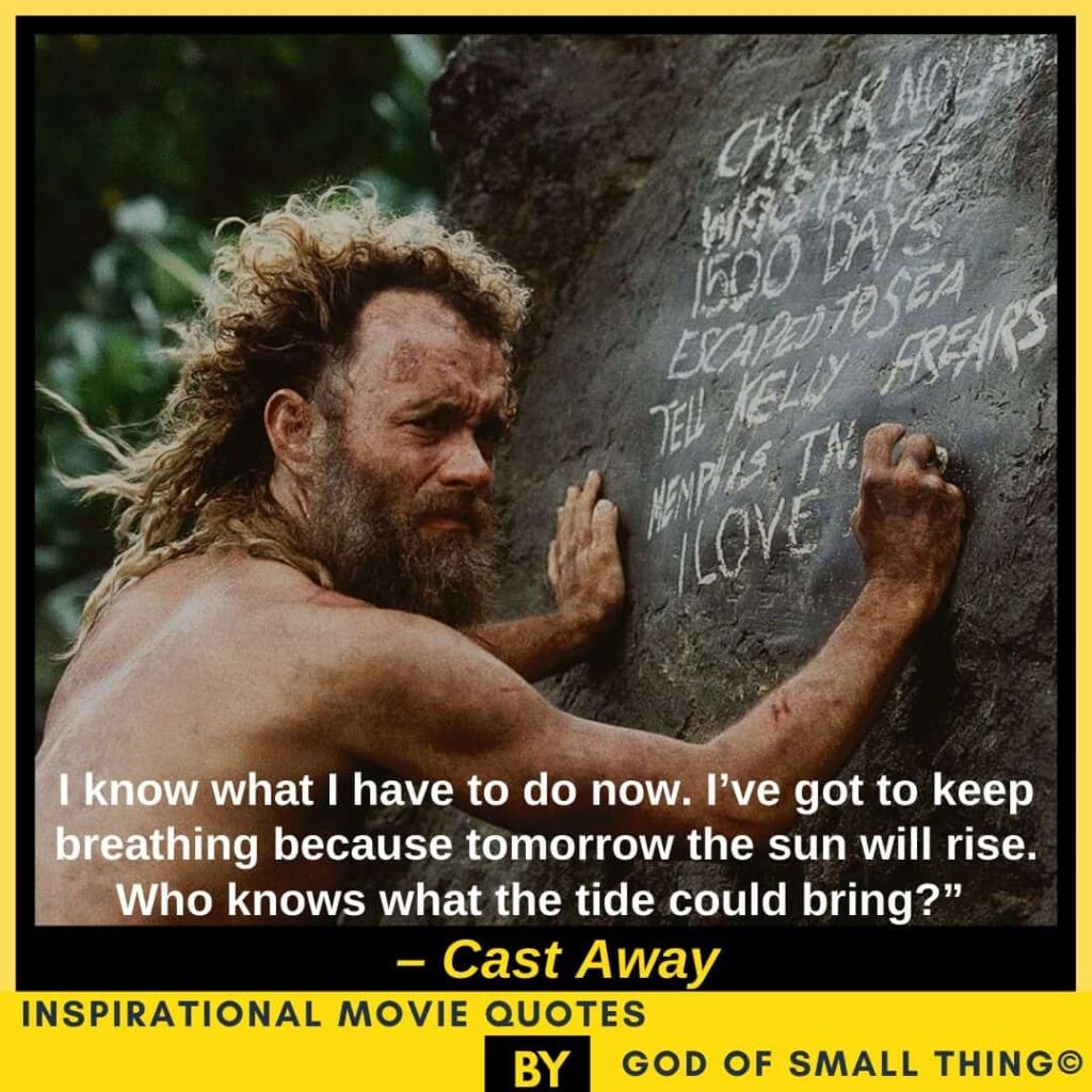 Inspirational movie quotes