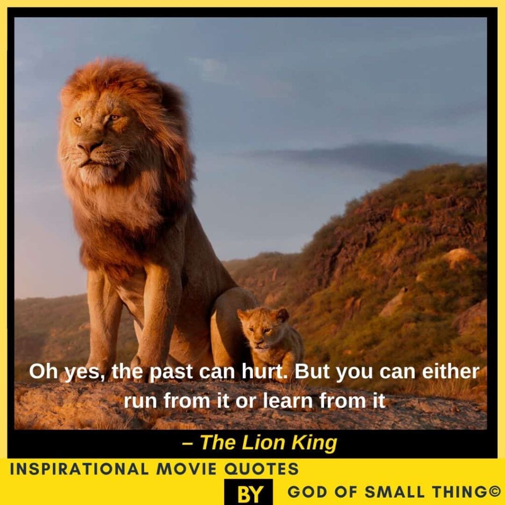 Inspirational movie quotes