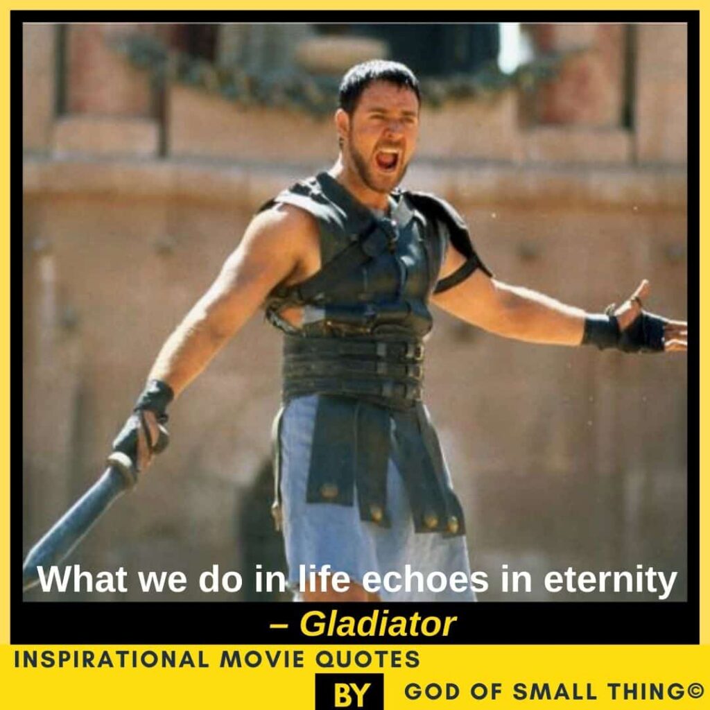 Inspirational movie quotes