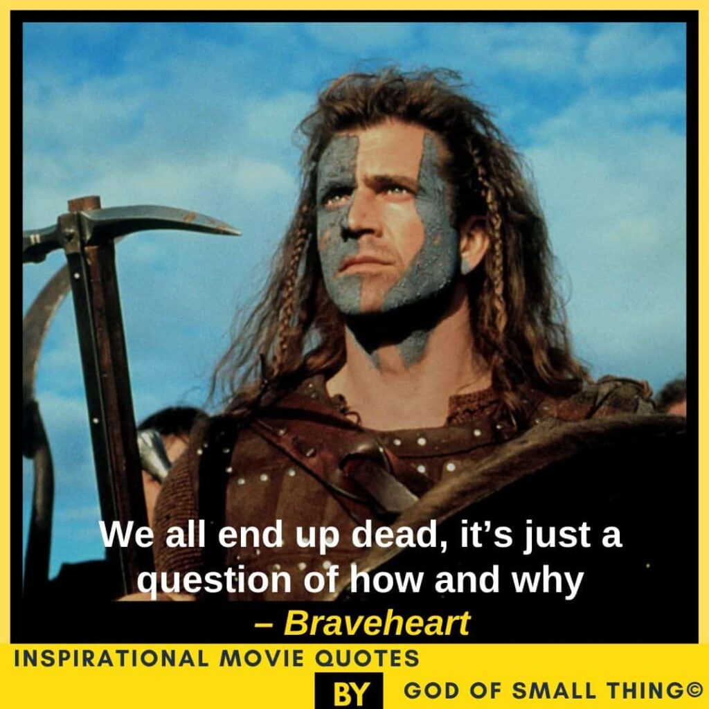 Inspirational movie quotes