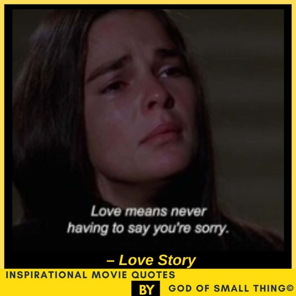 Inspirational movie quotes