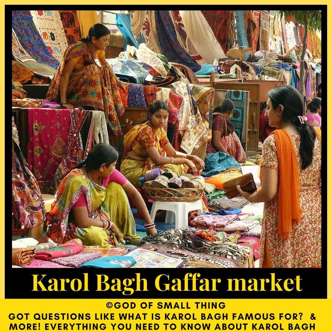 Gaffar market in karol bagh
