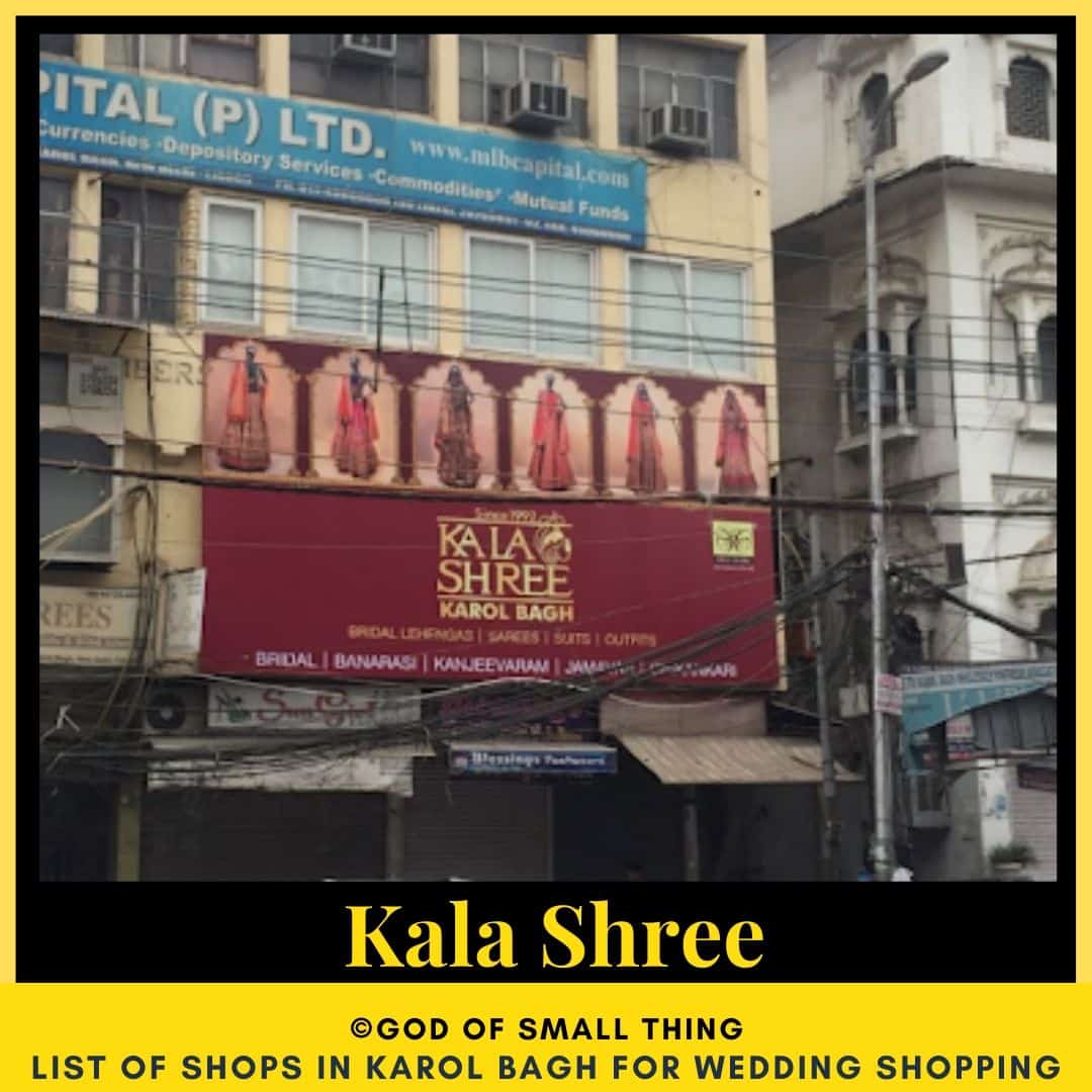Karol Bagh wedding shopping Kala Shree