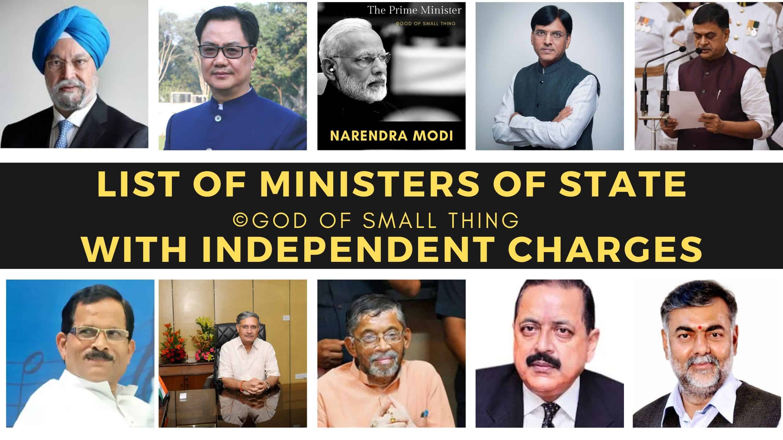 Ministers of State 2019 