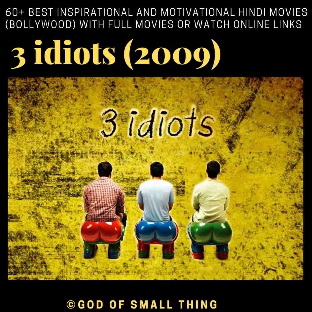 Motivational bollywood movies 3 idiots