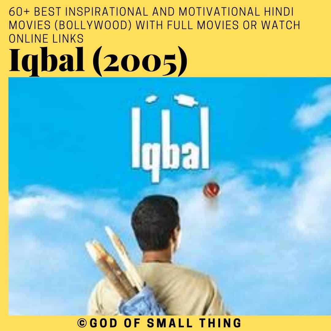 Motivational bollywood movies Iqbal