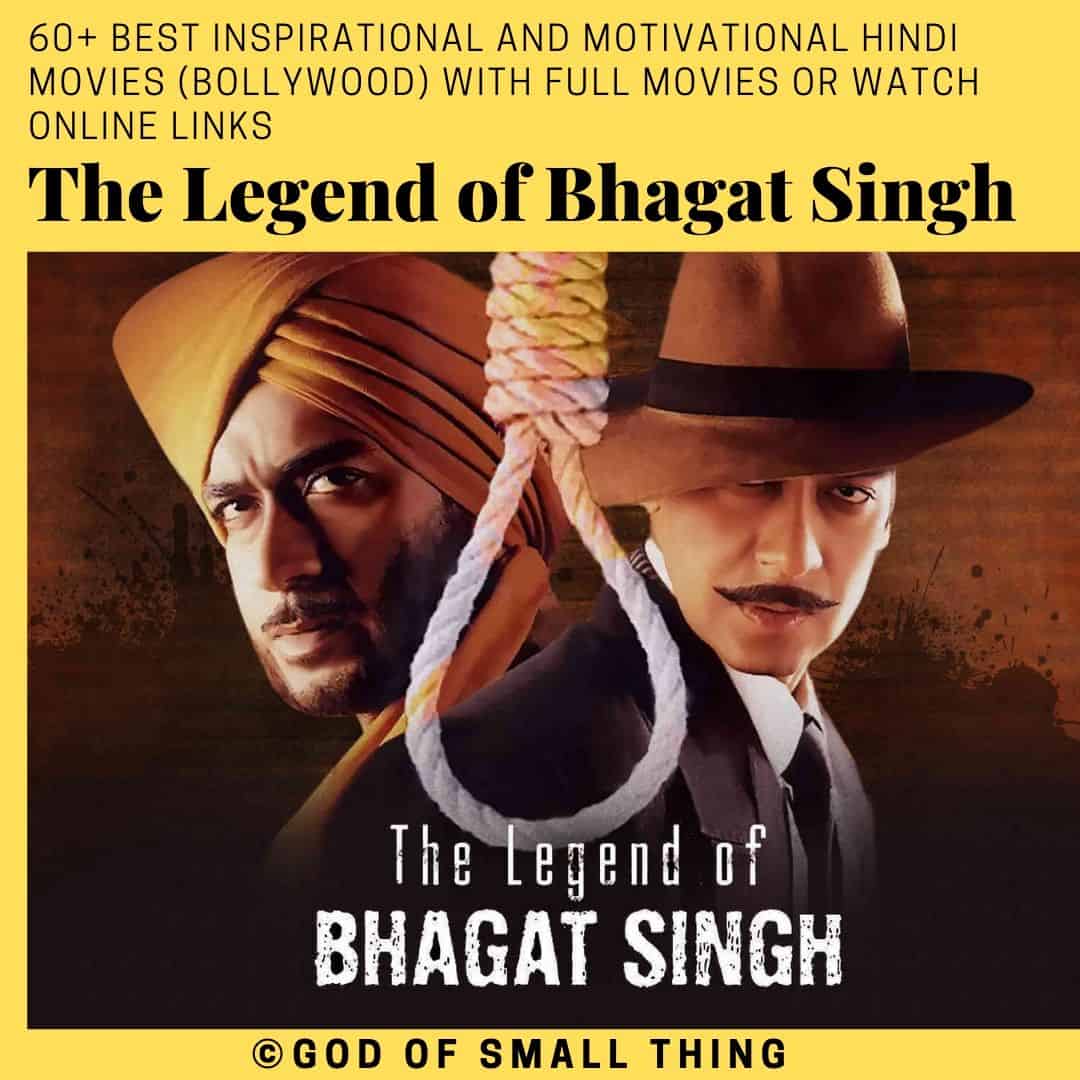 Motivational bollywood movies The Legend of Bhagat Singh