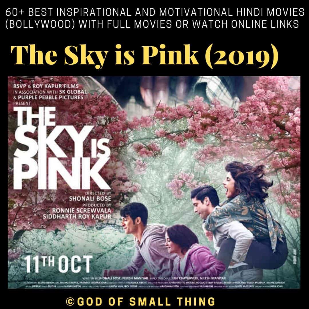 Motivational bollywood movies The Sky is Pink