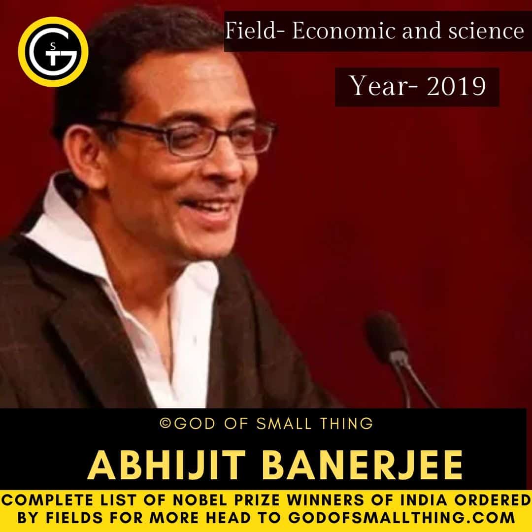 Nobel prize winners India Abhijit Banerjee