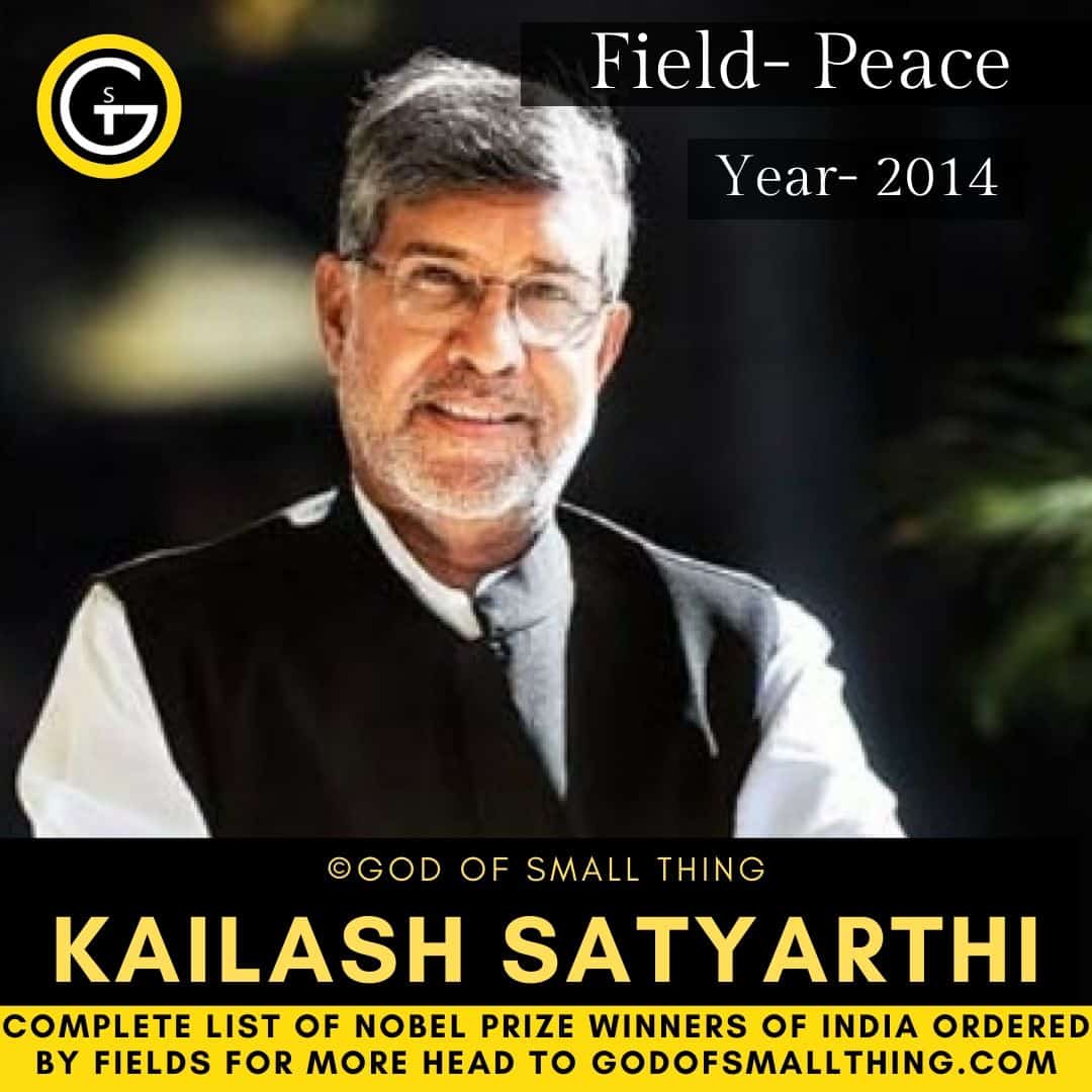 Nobel prize winners India Kailash Satyarthi