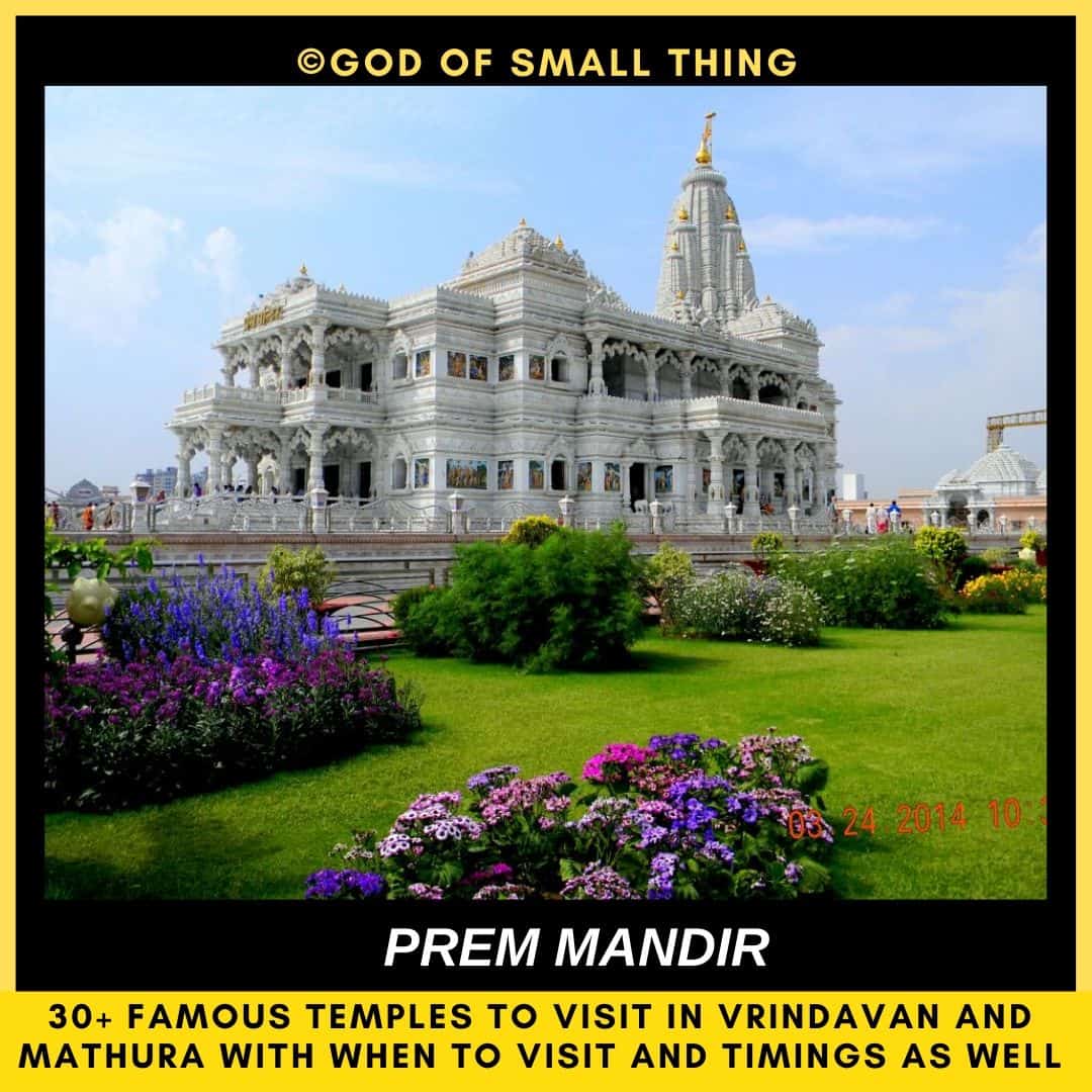 Temples in Mathura Prem Mandir Mathura