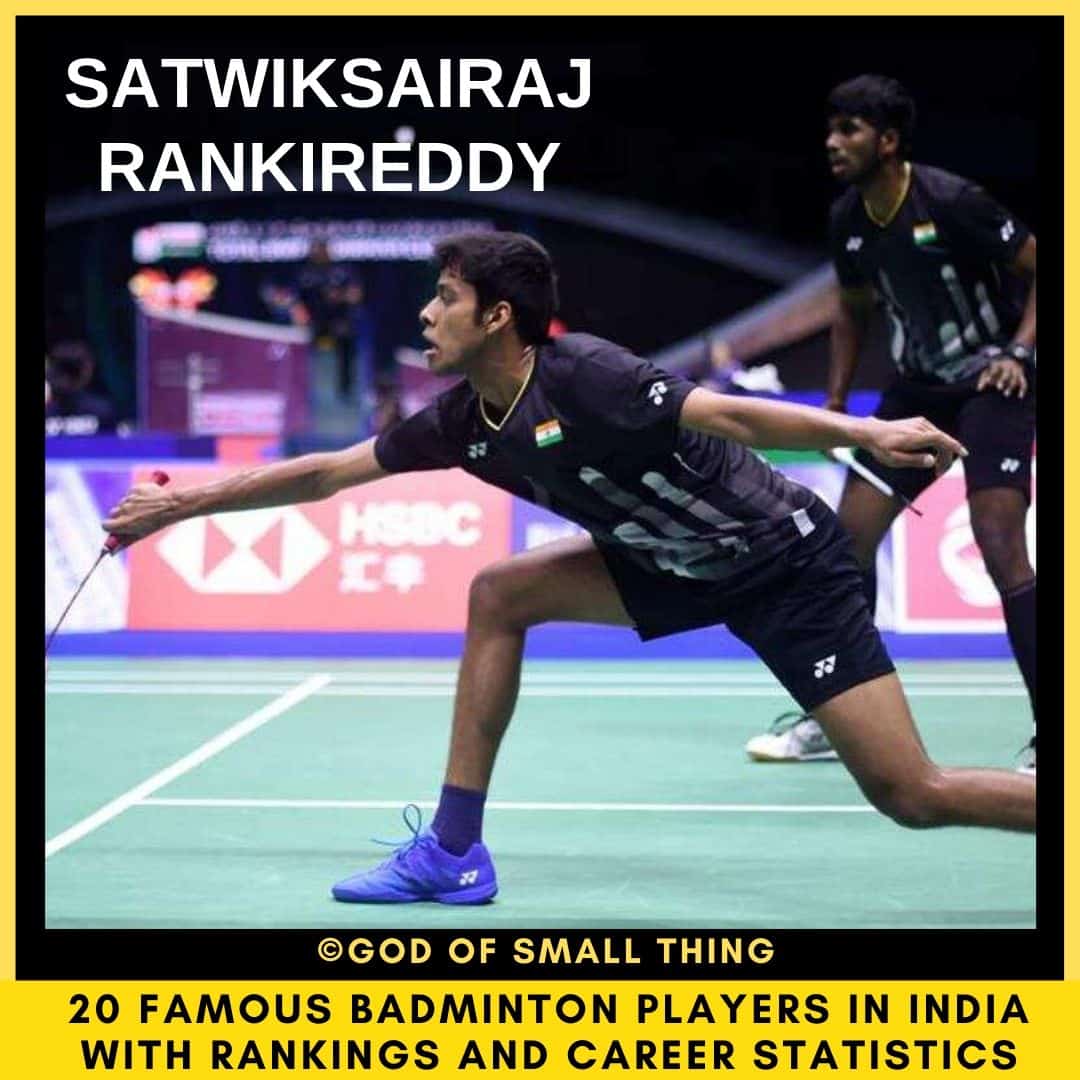 badminton players in India Satwiksairaj Rankireddy