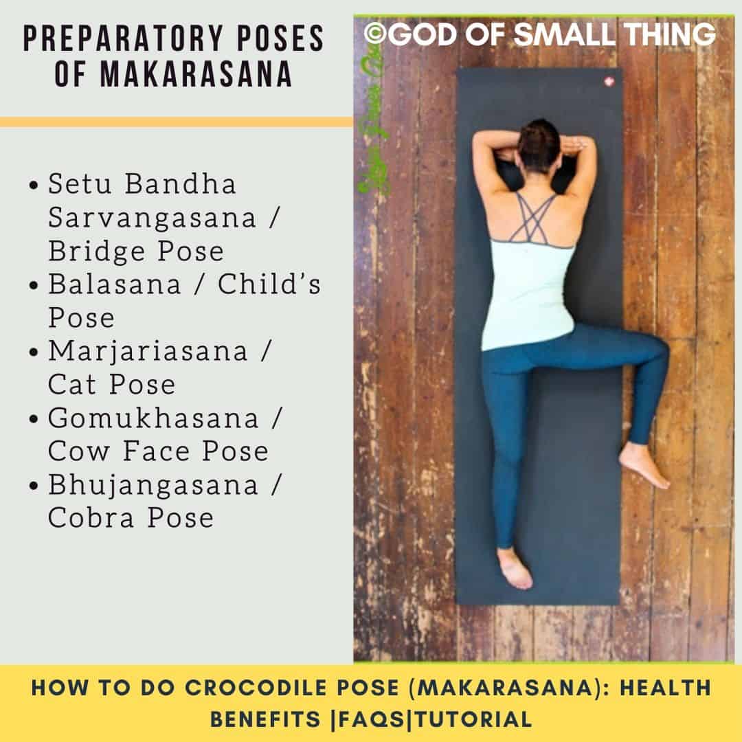 Preparatory Poses Of Makarasana