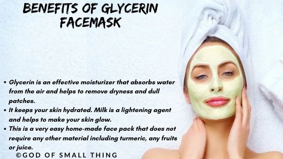 instant face glow pack: Benefits of Glycerin Facemask