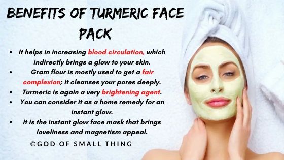 homemade face pack: Benefits of Turmeric face pack