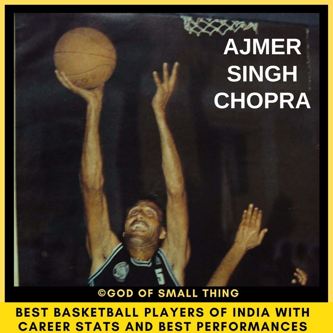 Best Basketball Players of India Ajmer Singh Chopra