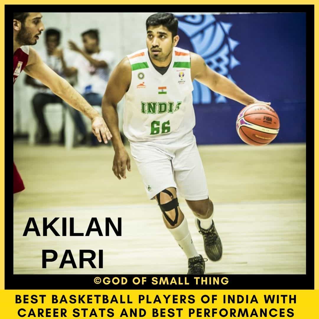 Best Basketball Players of India Akilan Pari