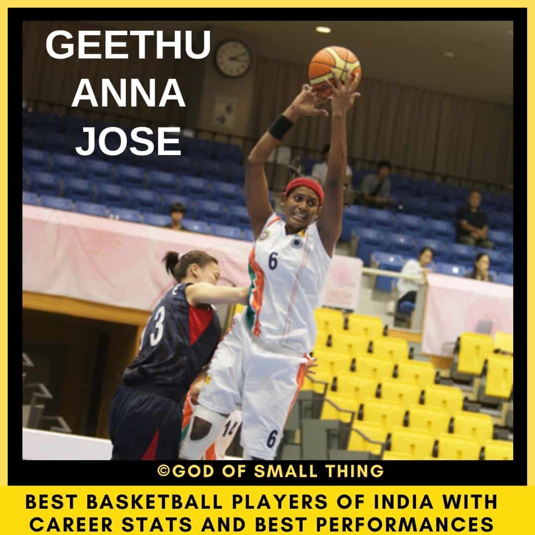 Best Basketball Players of India Geethu Anna Jose