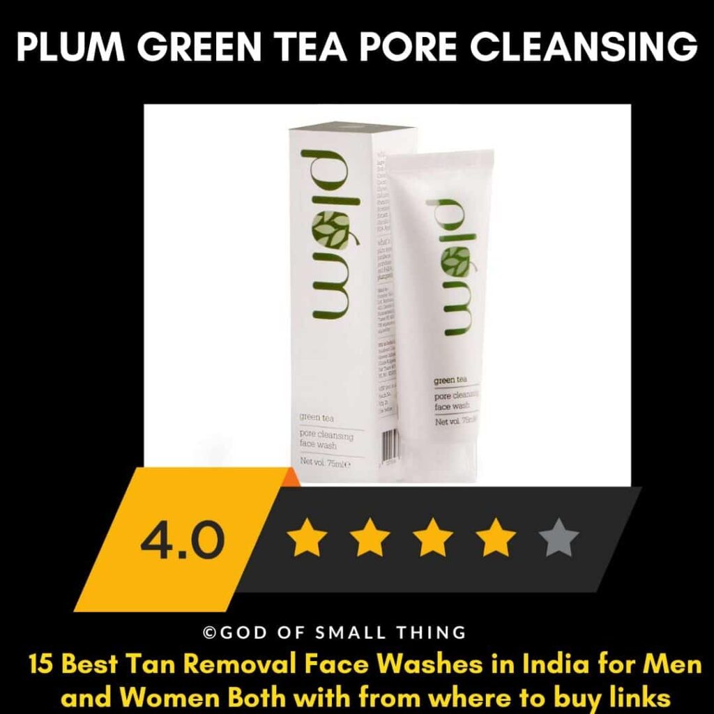 Plum green tea pore cleansing